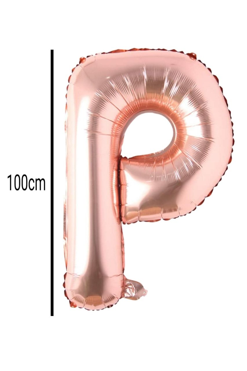 Harf Folyo Balon Rose Gold 100cm P