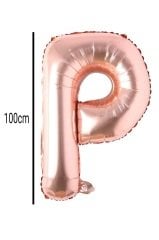 Harf Folyo Balon Rose Gold 100cm P