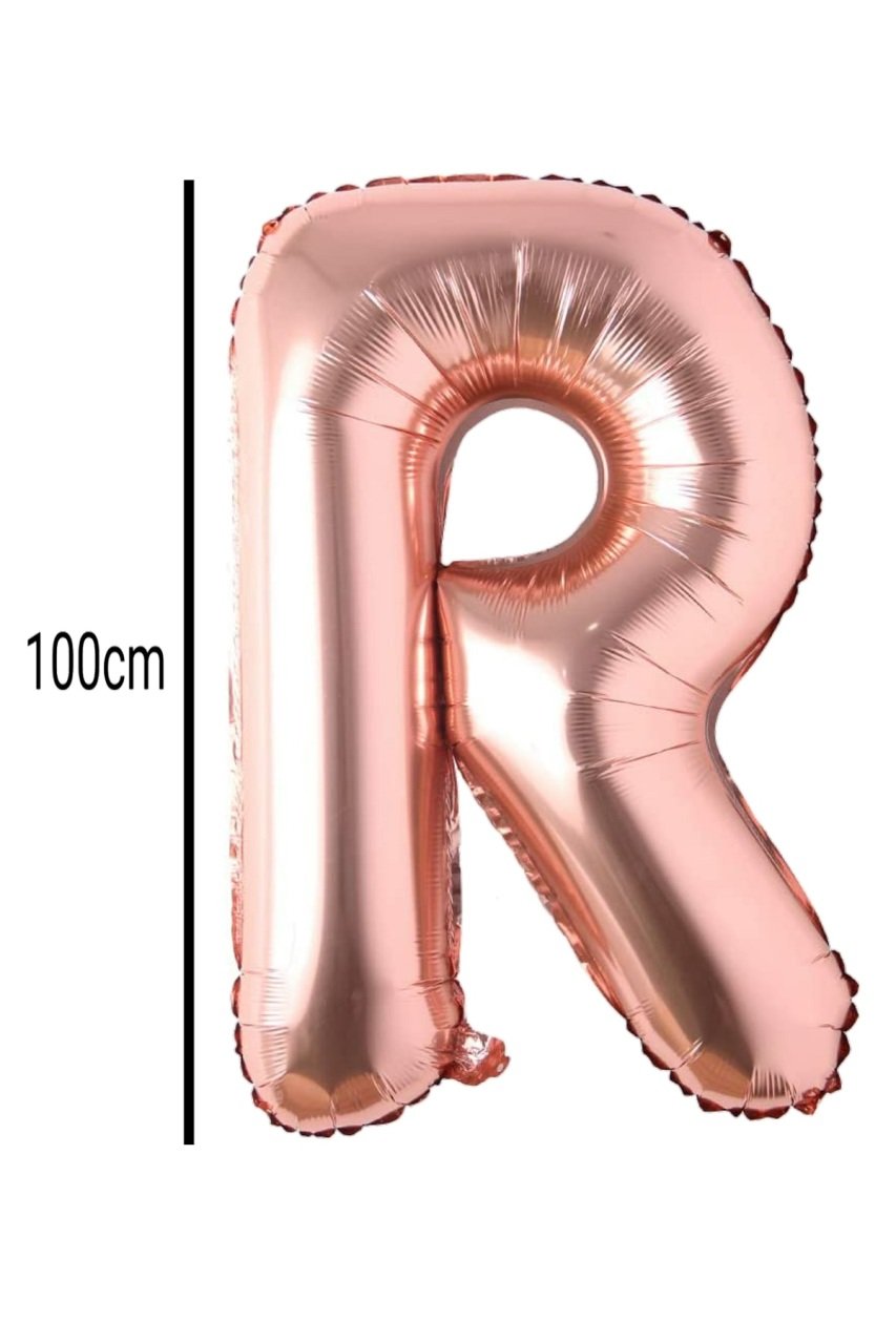 Harf Folyo Balon Rose Gold 100cm R