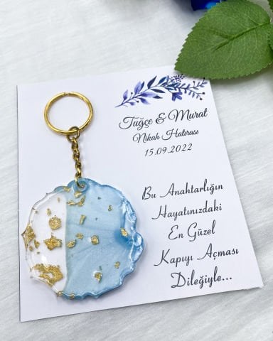 Kartlı Epoksi Anahtarlık (24 Adet) 3