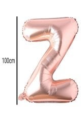 Harf Folyo Balon Rose Gold 100cm Z