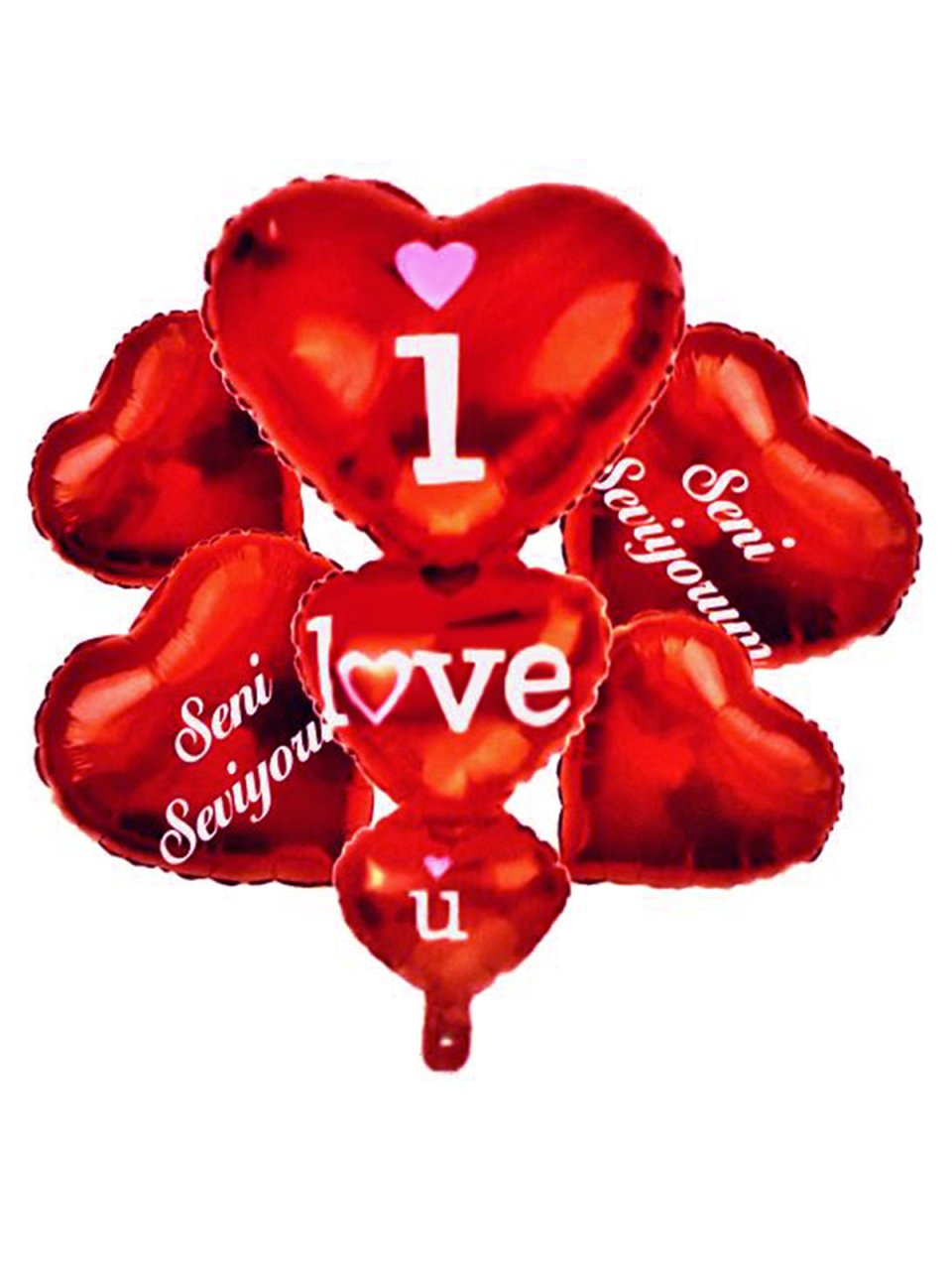 I Love You' Kalpli Set Balon