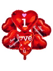 I Love You' Kalpli Set Balon