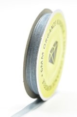 Organze Kurdele 6mm Gümüş