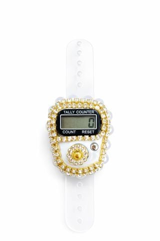 Taşlı Zikirmatik  Beyaz