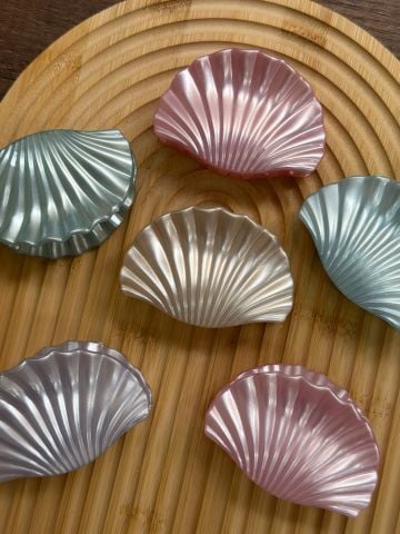 Sedefli Karışık İstiridye Toka 8 cm 12 adet