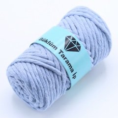 Tek Büküm Makrome İpi (5mm - 250gr) Mavi