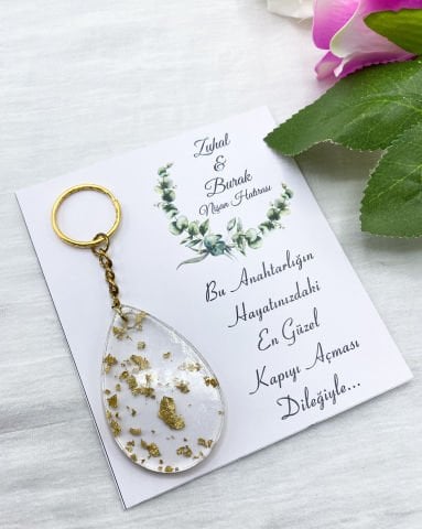 Kartlı Epoksi Anahtarlık (24 Adet) 18