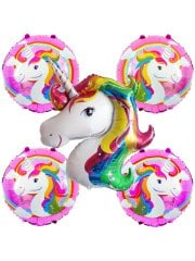 Unicorn 5'li Set Balon