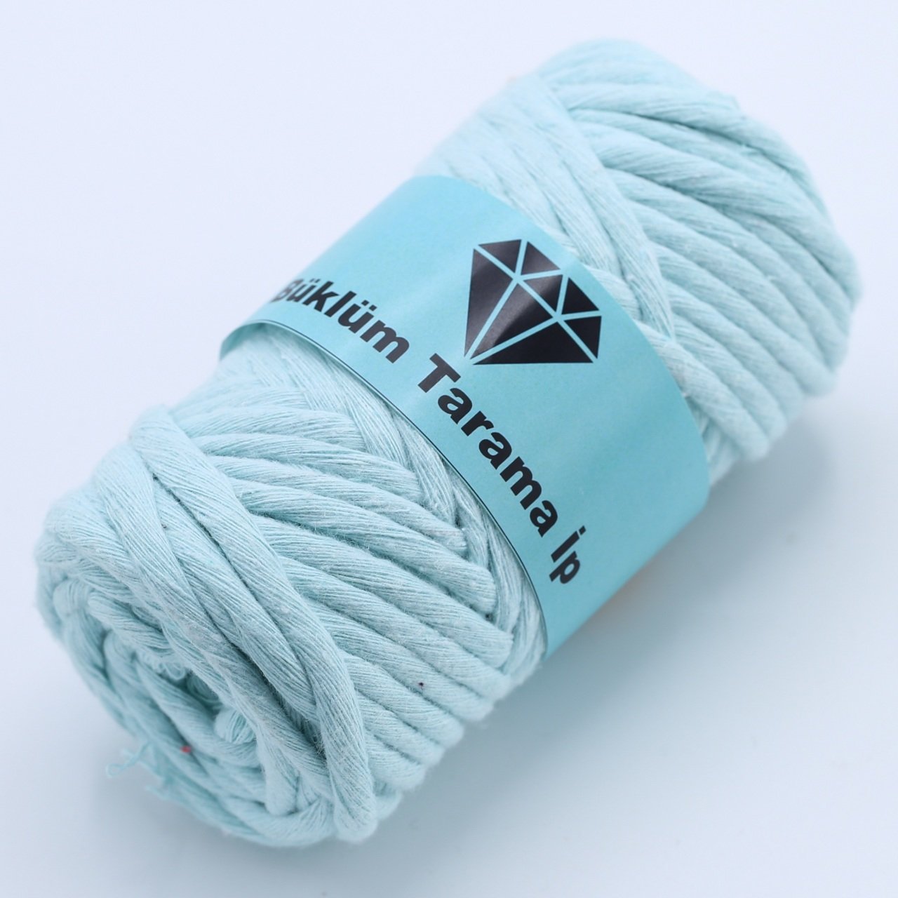 Tek Büküm Makrome İpi (5mm - 250gr) Mint Yeşili