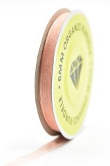 Organze Kurdele 6mm Somon