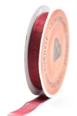 Organze Kurdele 1cm Bordo
