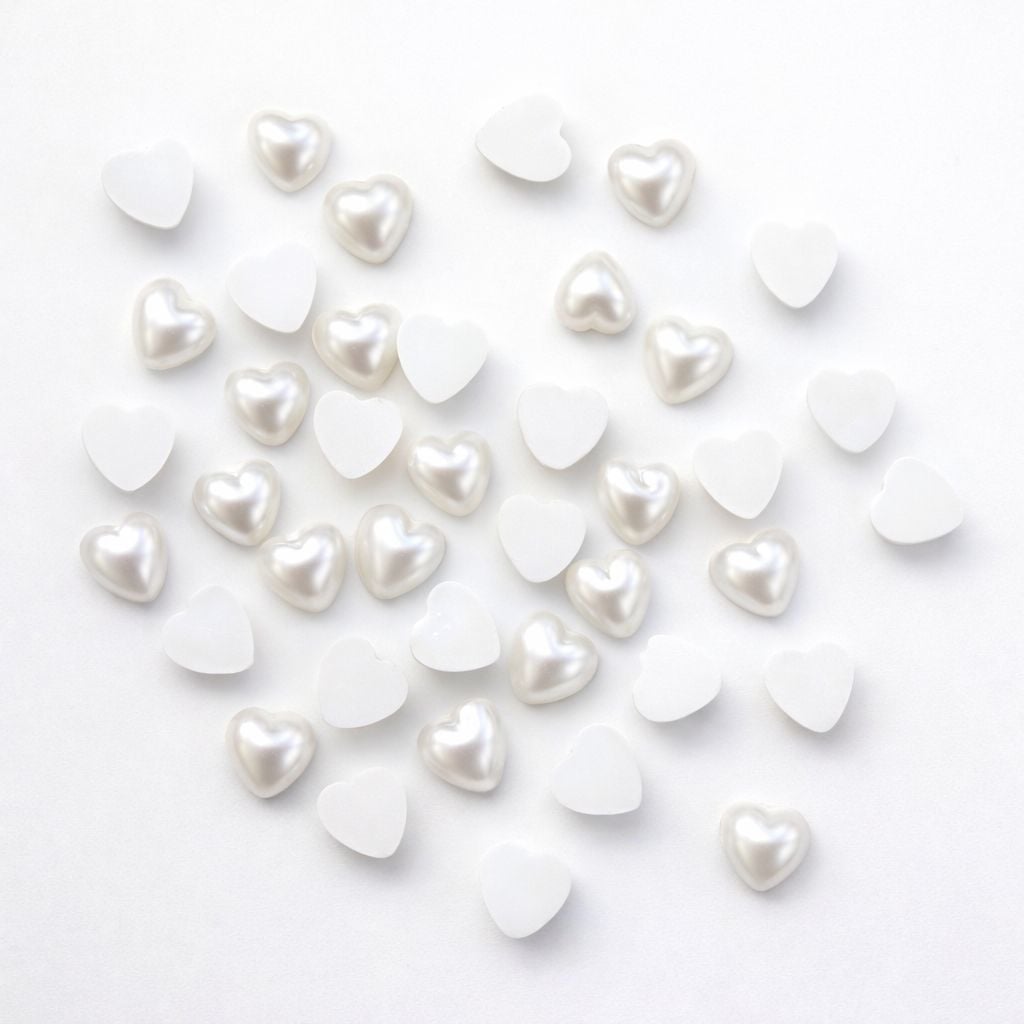 8 ml Kalp İnci 30 gr Beyaz - 30gr