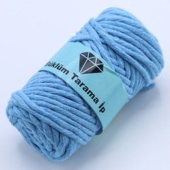 Tek Büküm Makrome İpi (5mm - 250gr) Koyu Yeşil