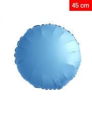Yuvarlak Folyo Balon 45cm - Mavi