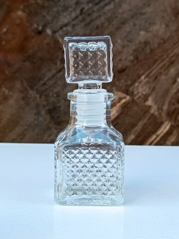 Kare Kristal Cam Şişe(50cc)