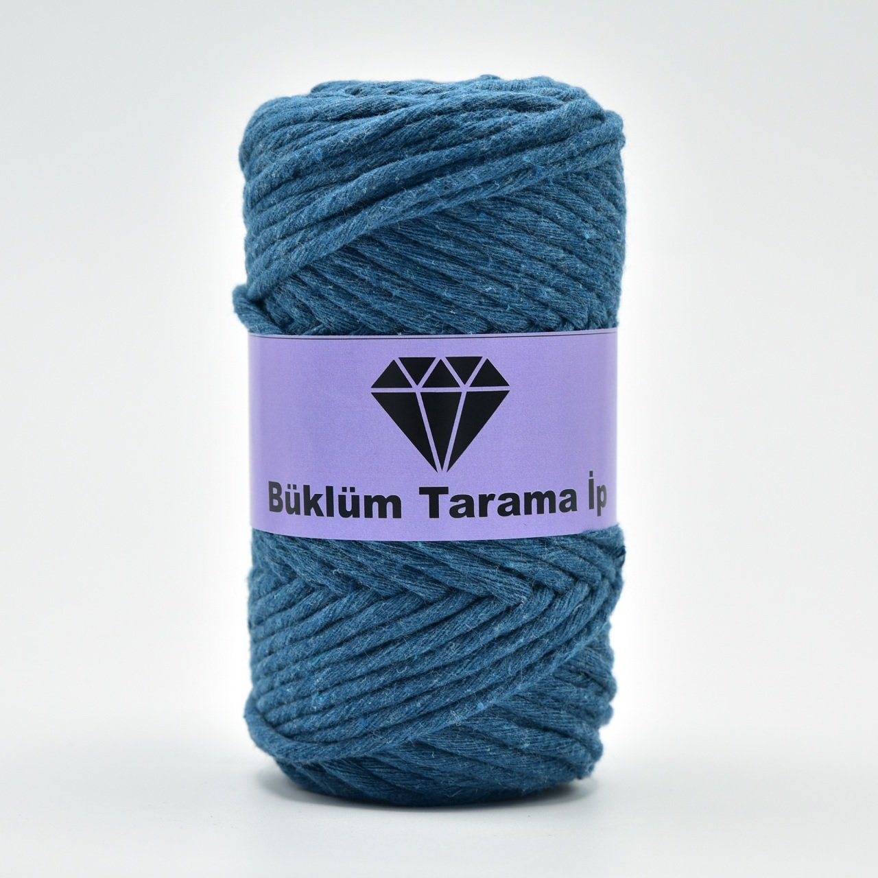 Tek Büküm Makrome İpi (3mm - 250gr) Petrol Mavisi