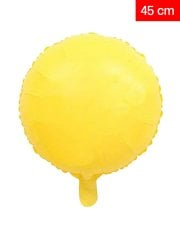 Yuvarlak Makaron Balon 45cm - Sarı