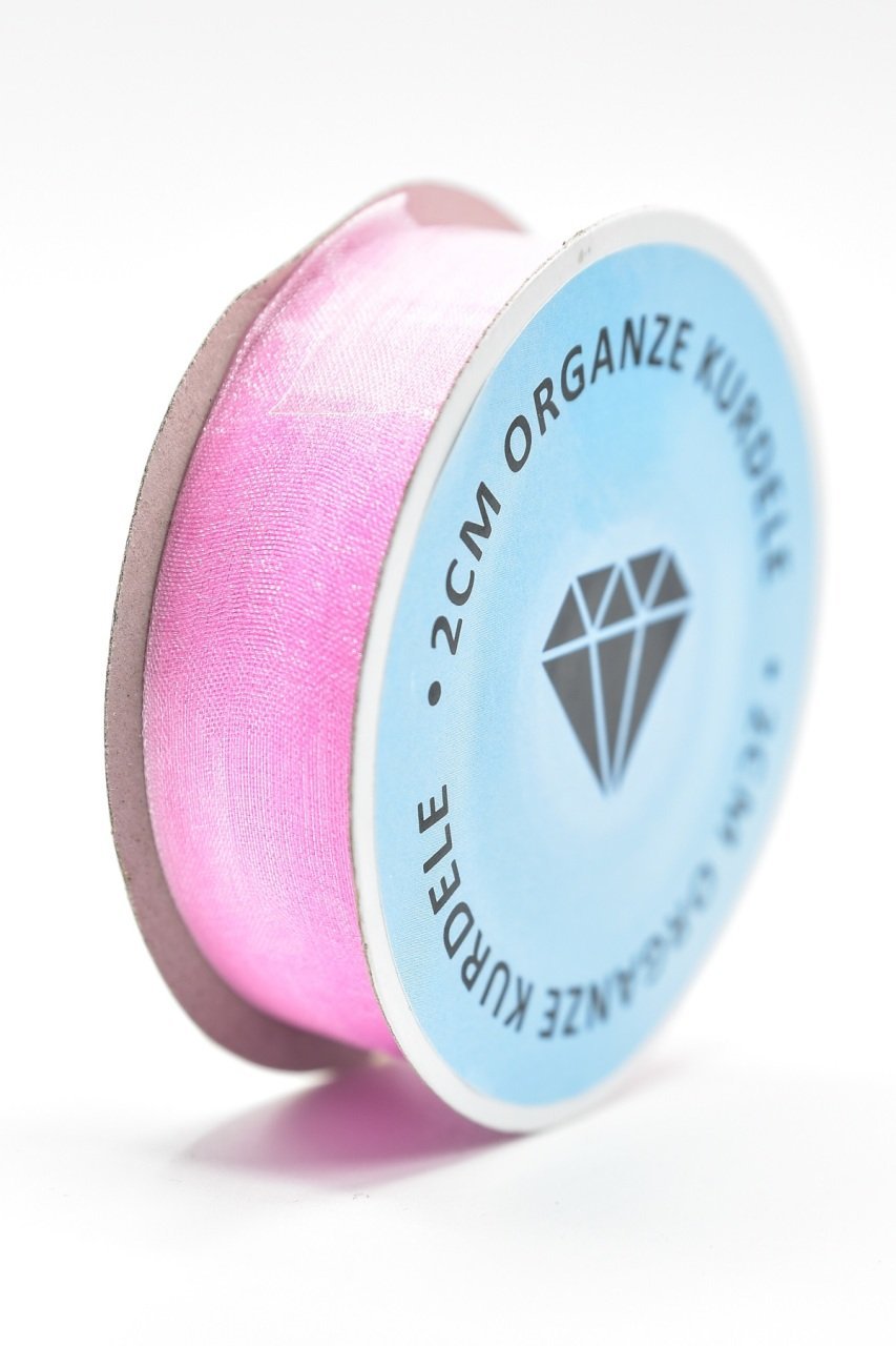Organze Kurdele 2cm Pembe