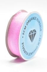 Organze Kurdele 2cm Pembe