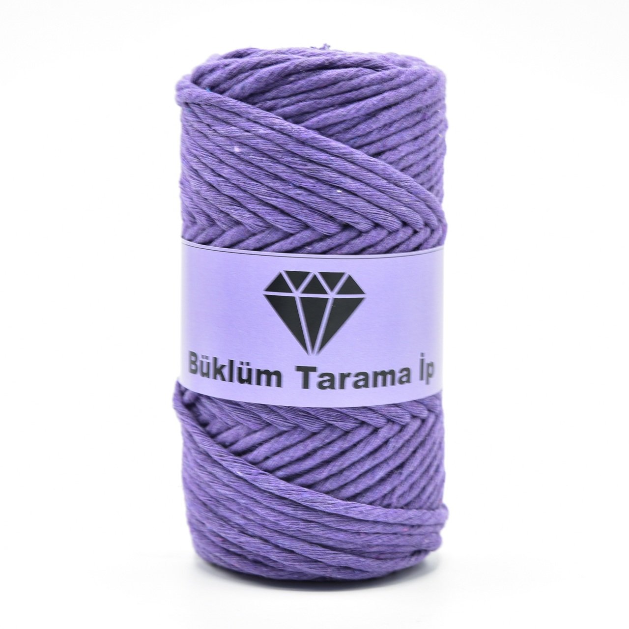 Tek Büküm Makrome İpi (3mm - 250gr) Mor