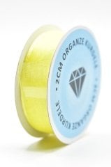 Organze Kurdele 2cm Sarı