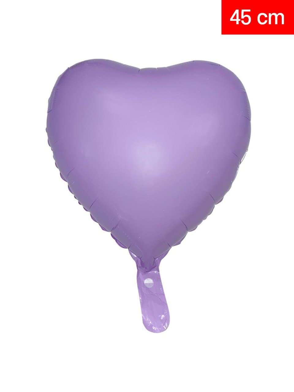 Kalp Makaron Balon 45cm - Mor