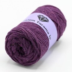 Tek Büküm Makrome İpi (3mm - 250gr) Mürdüm