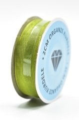 Organze Kurdele 2cm Haki