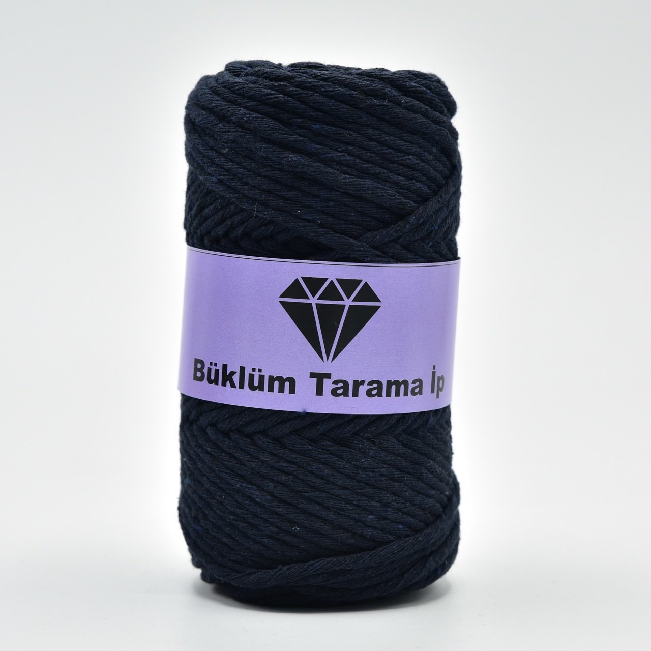 Tek Büküm Makrome İpi (3mm - 250gr) Koyu Lacivert
