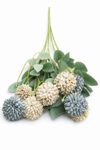 Kasımpatı Çiçek (4-5cm) 10 lu kafa Gri