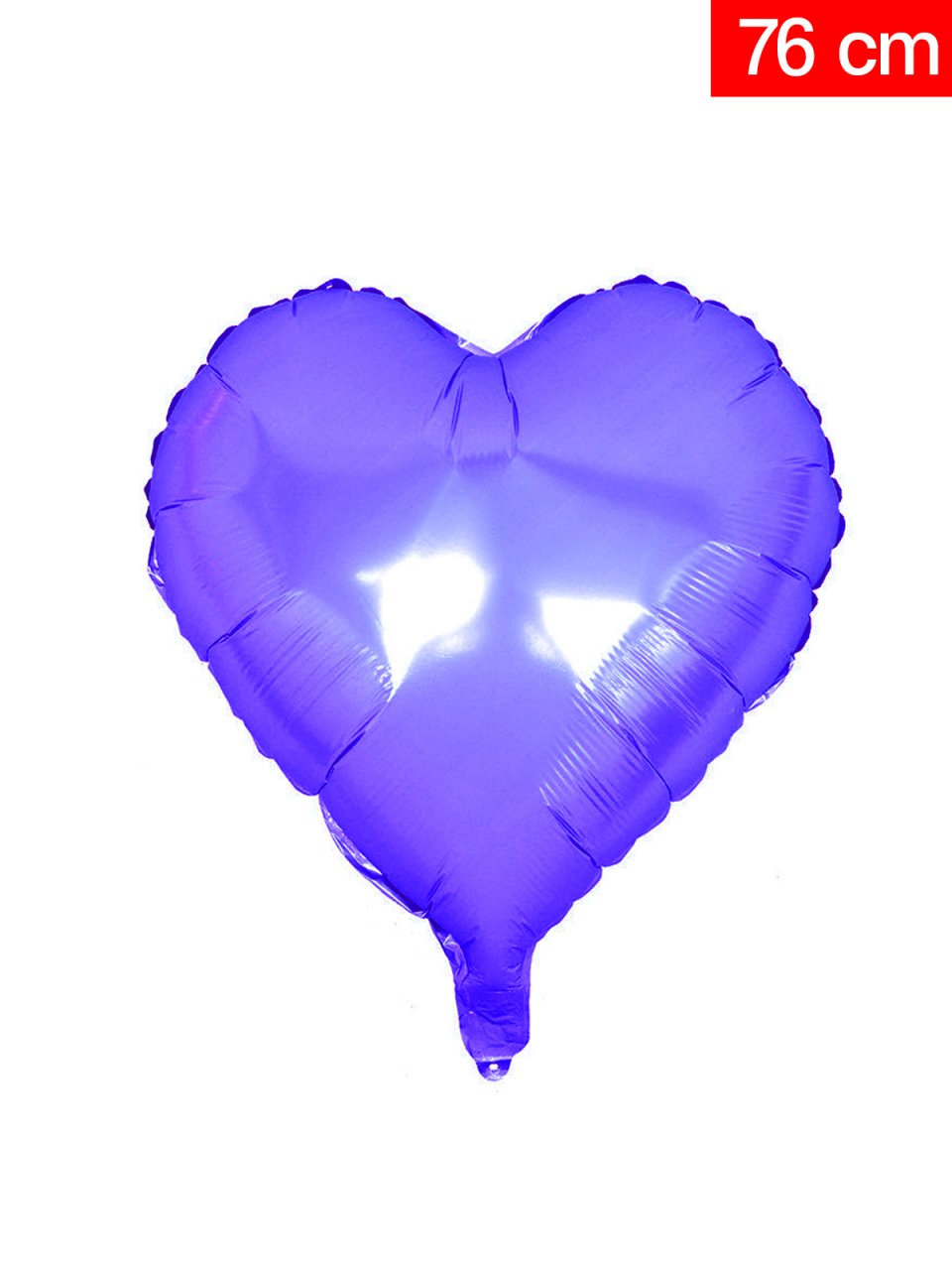 Kalp Folyo Balon 76cm - Mor