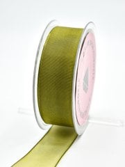 Şifon Kurdele 2.5cm Haki