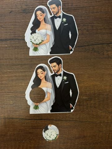 Krem Kutusu Kartı 50 adet 6