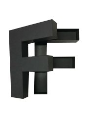 Harf Çiçek Kutusu (25cm) F