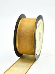 Şifon Kurdele 4cm Altın