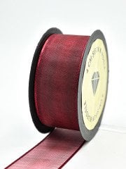 Şifon Kurdele 4cm Bordo