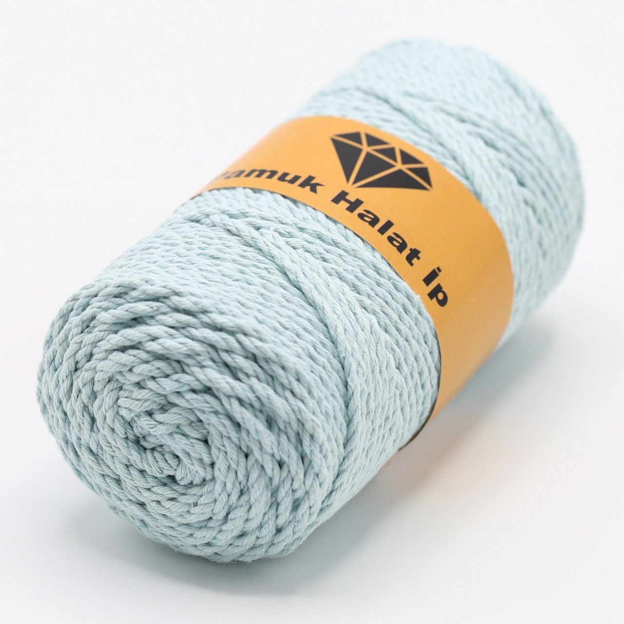 Üç Büküm Makrome İpi (3mm - 250gr) Açık Mavi