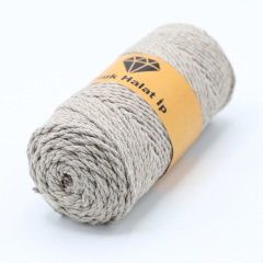 Üç Büküm Makrome İpi (3mm - 250gr) Bej