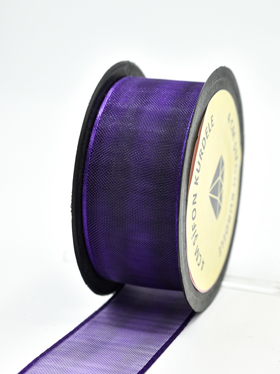 Şifon Kurdele 4cm Mor