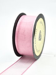 Şifon Kurdele 4cm Pembe