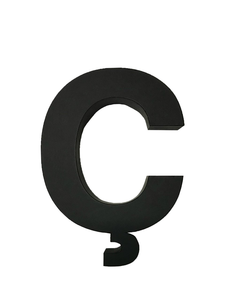 Harf Çiçek Kutusu (25cm) Ç