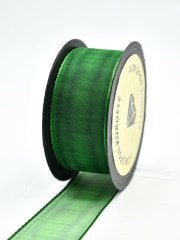 Şifon Kurdele 4cm Zümrüt Yeşili