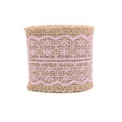 Dantelli Jüt Kurdele Pembe