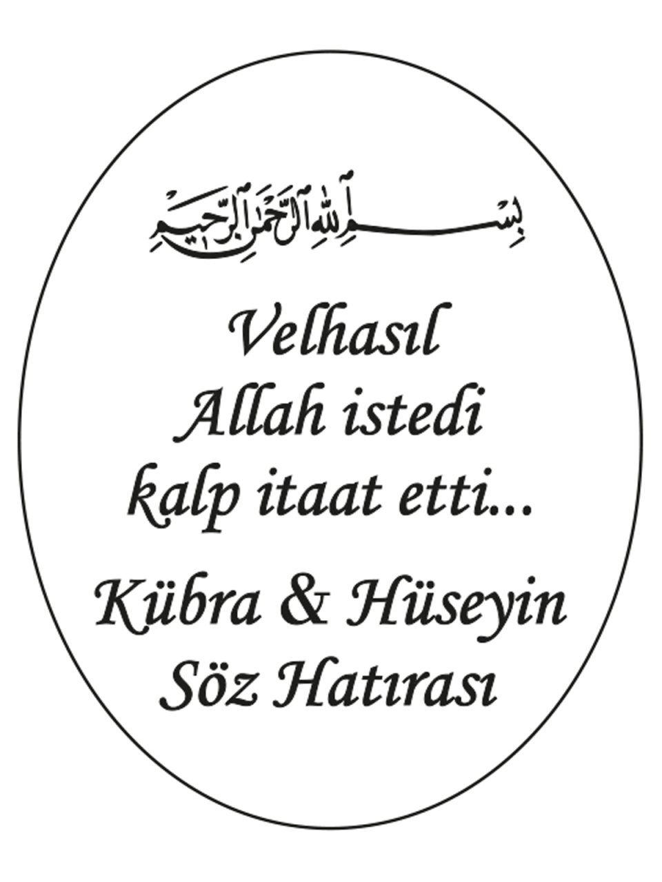 Hediye Şeffaf Epoksi Etiket 10