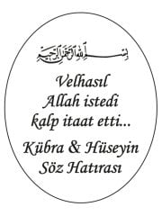 Hediye Şeffaf Epoksi Etiket 10