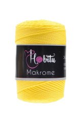 Polyester Makrome El Örgü ipi Sarı