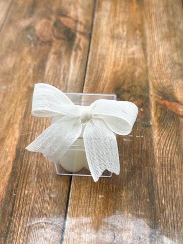 Nopel Keten Kurdele (2.5 cm 20 mt) Krem