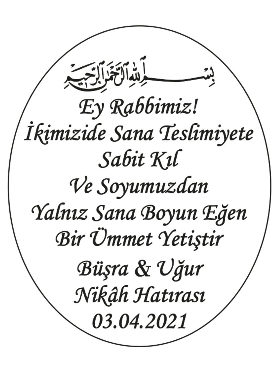 Hediye Şeffaf Epoksi Etiket 27