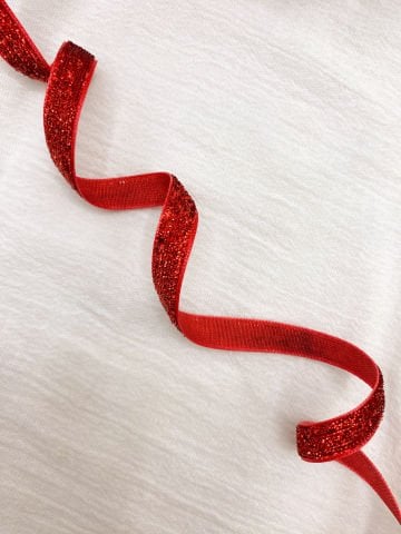 Simli Kurdele 5 Metre Kırmızı